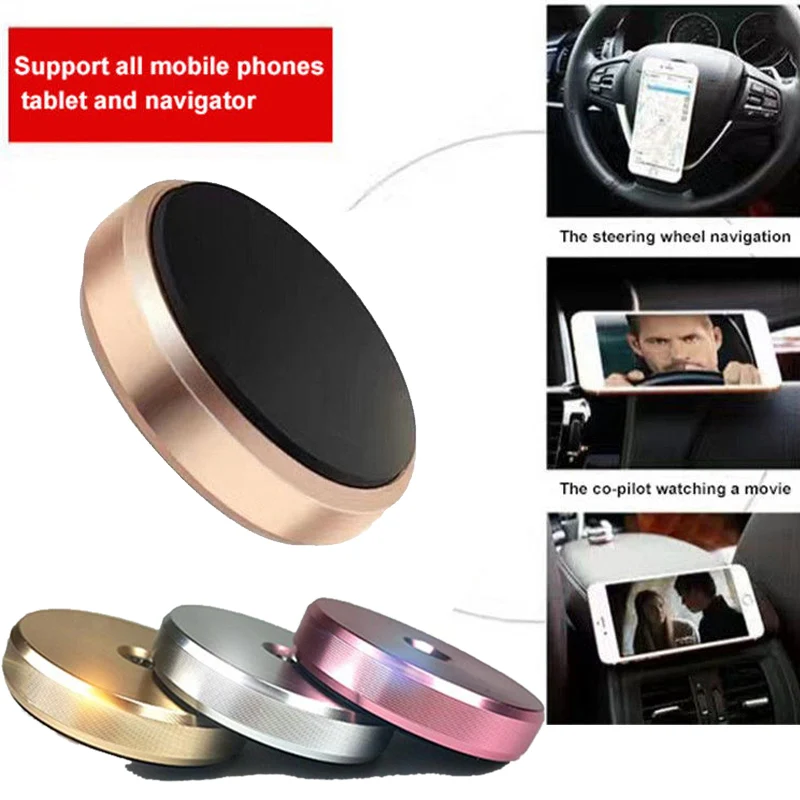 

1PC Universal Car GPS Bracket Smartphone Magnetic Stand Metal Phone Holder Auto Magnetic Dashboard Mount Accessories