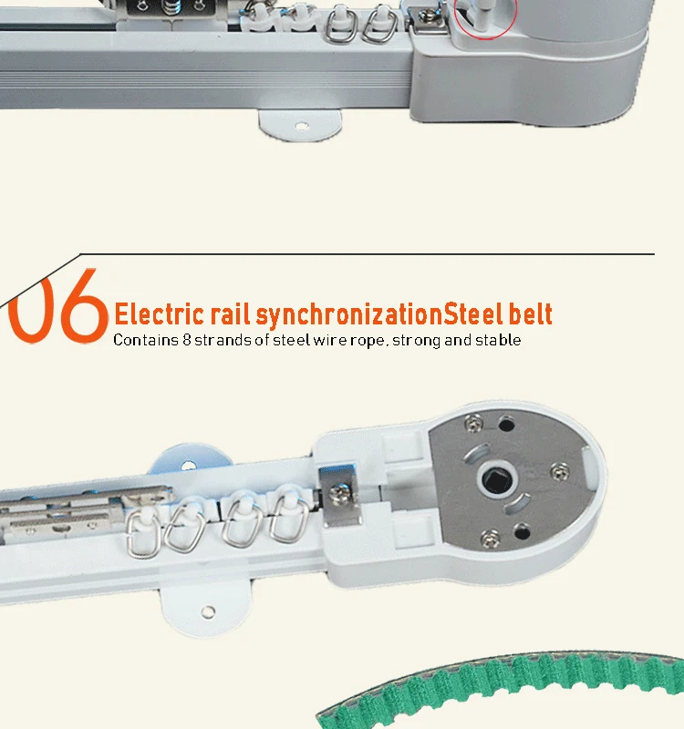 Занавес трек Электрический можно настроить A-OK оригинальный AM68 супер тихий Ganz занавес мотор AC114 дистанционное управление для умного дома