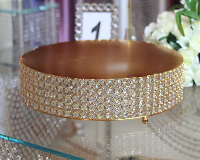 crystal wedding cake stand