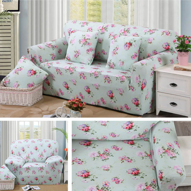European Style Stretch Sectional Sofa Covers Soft Slipcovers Elastic Couch Cover For Single Two Three Four