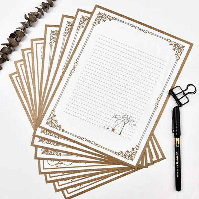 32pcs/pack Retro Writing Letter Stationery Romantic Creative Chinese Style Lace Letterhead Note Paper