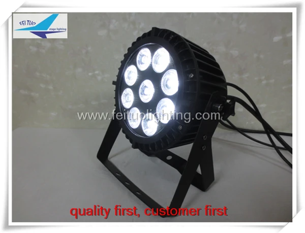 

A- 4X LYRE 6in1 9x18W waterproof led par light outdoor RGBWA UV Led par light