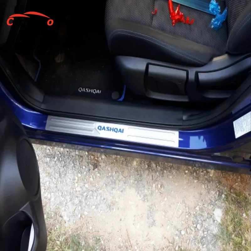 Для стайлинга автомобилей Стикеры Nissan Qashqai J11 аксессуары 2018 порога Накладка