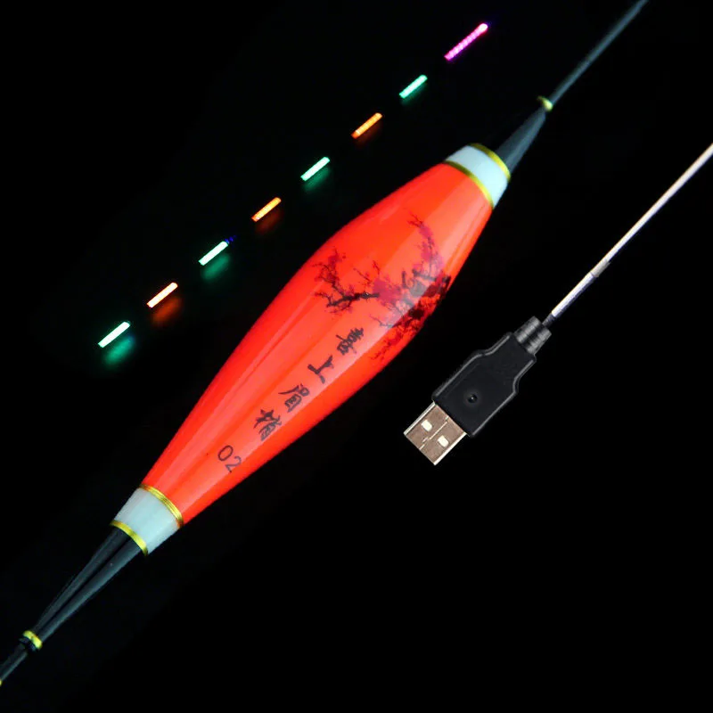 

Rechargeable Luminous Float Sensor Fishing Floats Composite Nano Flotador Fishing Bobbers Pesca B156