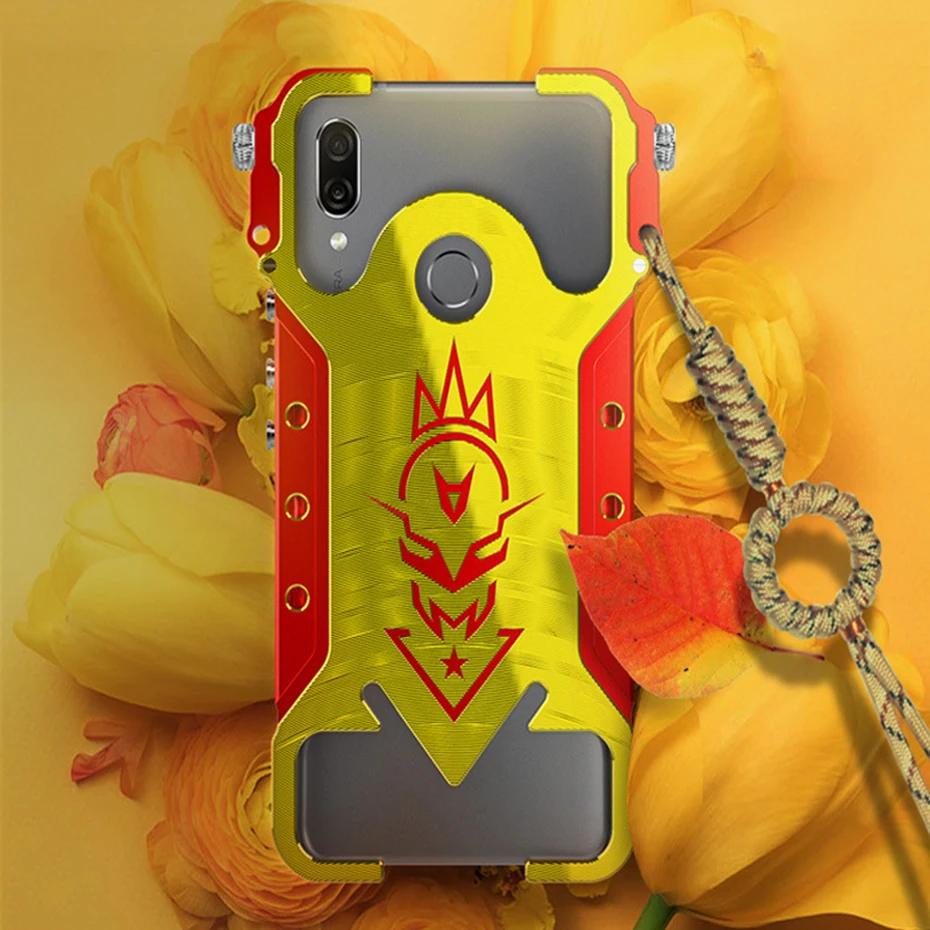 

Zimon For Huawei Nova 3 Case Luxury Outdoor Sports Shockproof Aluminum Metal Back Cover For Huawei Honor Play Case