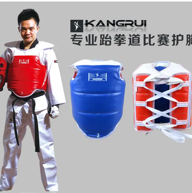 Taekwondo breast pad armor set protectors tae kwon do breast pad chest guards two styles for