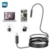 USB Endoscope Camera 5.5mm Lens 2m 5m 10m Semi Rigid Tube Endoscope Borescope Video Inspection IP67 Waterproof for Android PC ► Photo 1/6