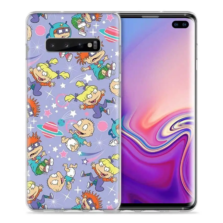 Rugrats удивительные чехол для samsung Galaxy S10 5G S10e S8 S9 S7 Note 8 9 J4 J6+ плюс J5 J8 силиконовый чехол для мобильного телефона чехол Fundas Capa - Цвет: 01