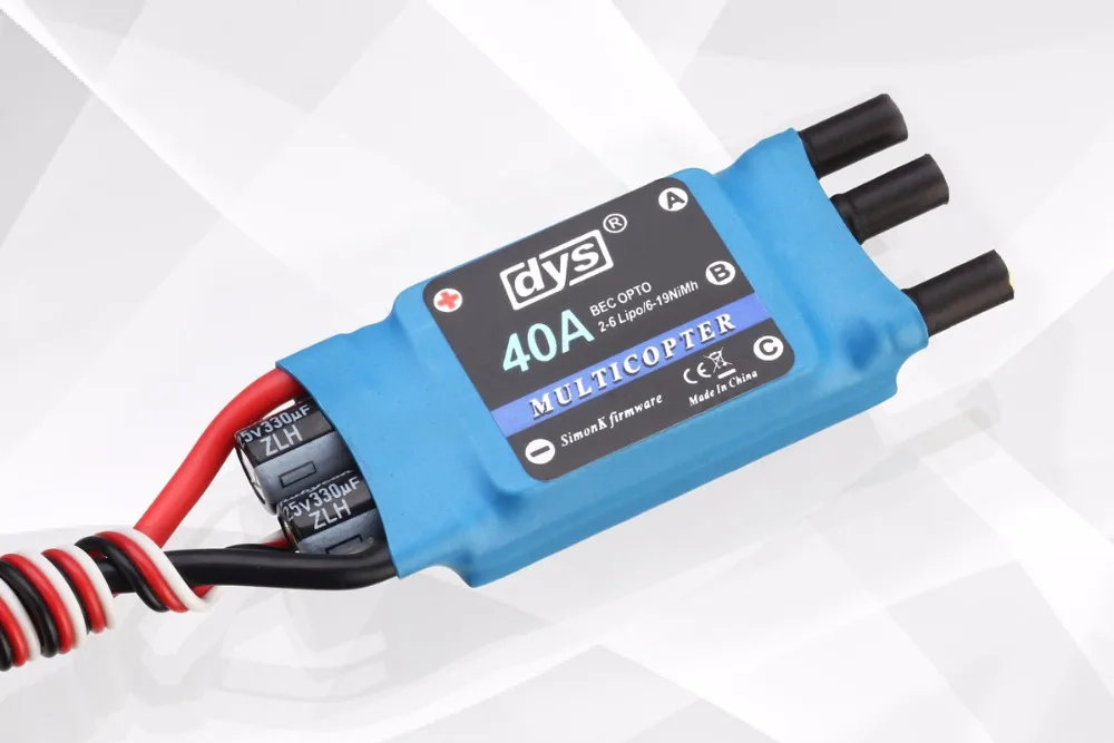 DYS 40A MB30040 OPTO Electronic Speed Controller ESC 2 5S Simonk