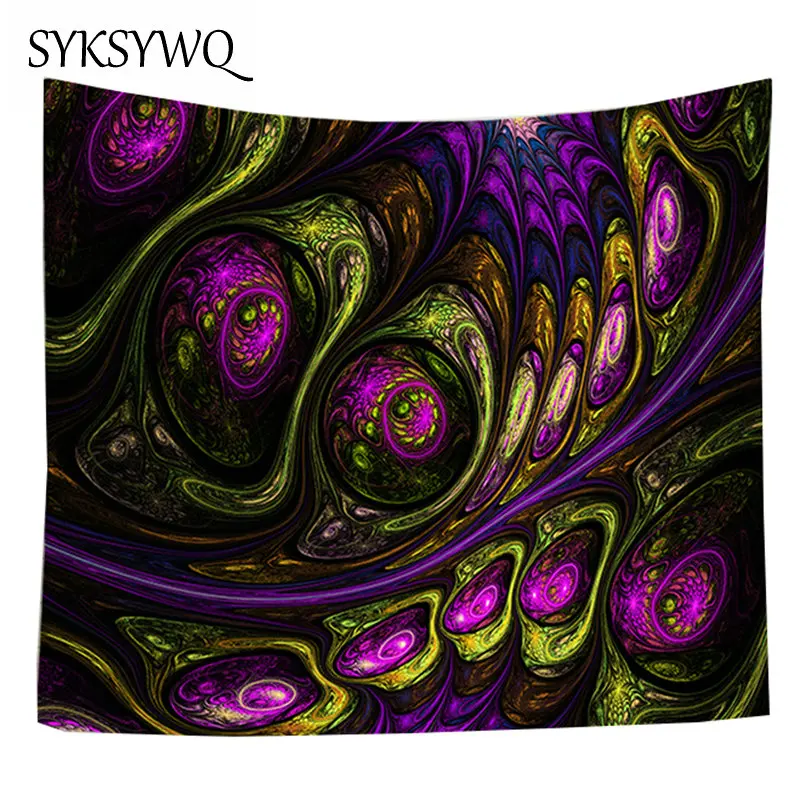 

mushroom trippy tapestry phychedelic tapestry wall carpet decor bohemian wall cloth blanket