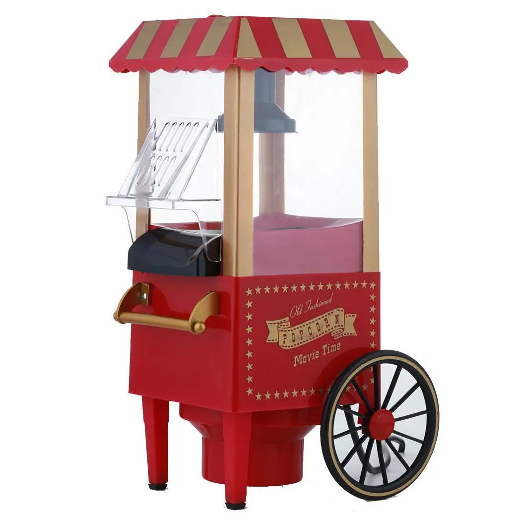 

1100W High Quality Vintage Retro Electric Popcorn Popper Machine Home Party Tool EU Plug