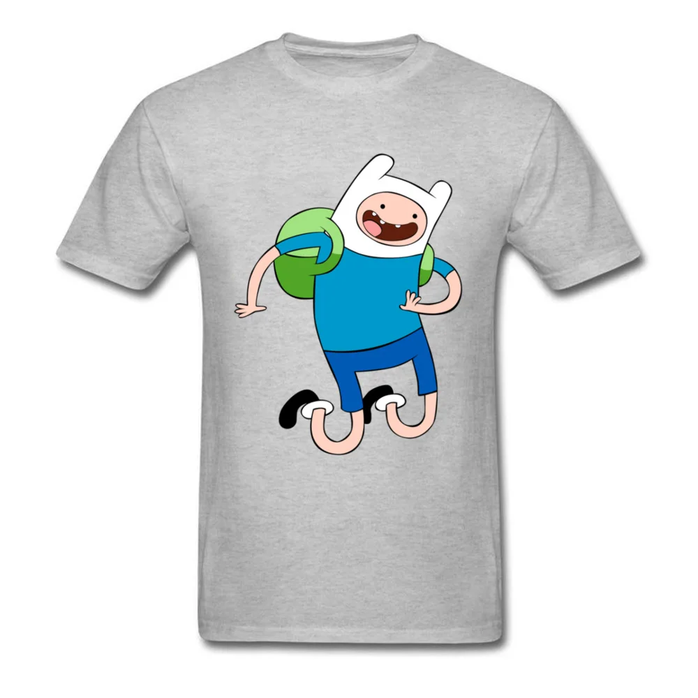 Летняя белая футболка Finn 2018 мужские топы школьные Забавные футболки Adventure Time