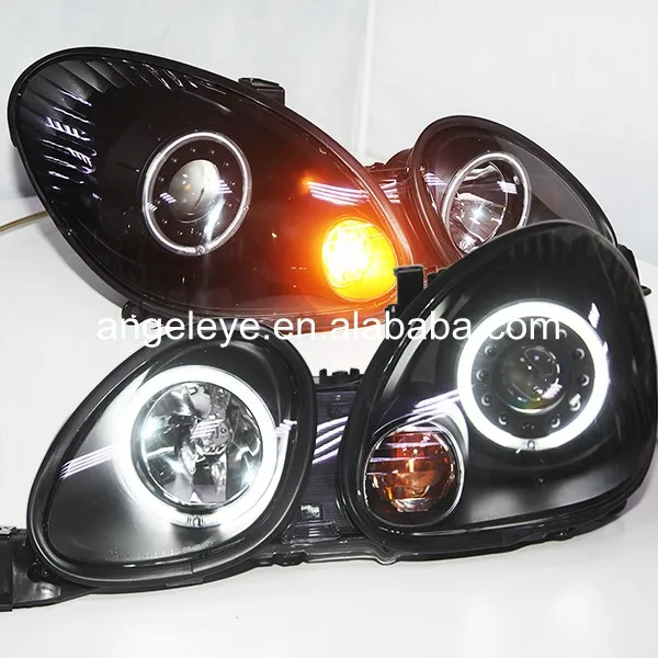 

For Lexus GS300 GS400 headlights LED Head Lamp 1998-2005 year Black Housing LF