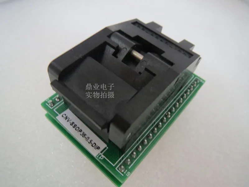 Adaptador de Assento de Teste Banco de Ensaio em Estoque Clamshell Espaçamento 0.5mm Assento Queimando ic Tomada Teste Navio Livre Sop11t036-005 Ssop36 - Dip 5 Ferramentas de rede