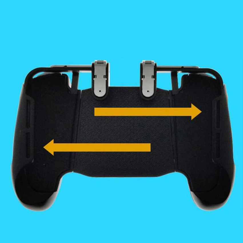  For PUBG Mobile Game Controller Shooter Trigger Fire Button+Handle Holder Phone Gamepad L1R1 Aim Ke