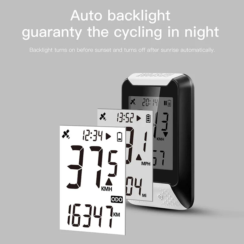 IGPSPORT GPS Computer IPX7 Wasserdichte Drahtlose Radfahren Computer Fahrrad Tacho Auto Hintergrund