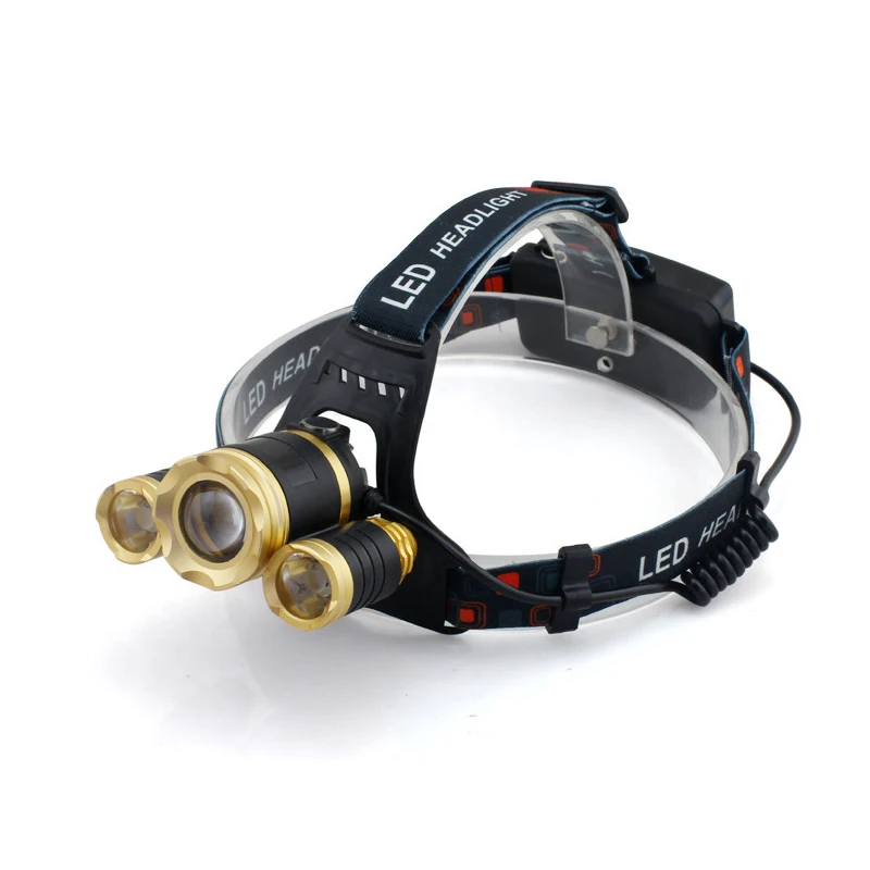 

3000LM LED Headlamp XM-L T6 Rechargeable Headlight Zoom Head Lamp Flashlight 18650 Led Head Torch Outdoor lampe frontale running