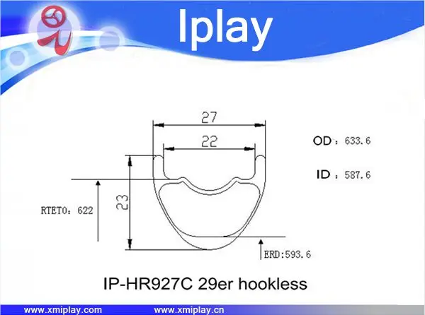 IP-HR927C 29er hookless_