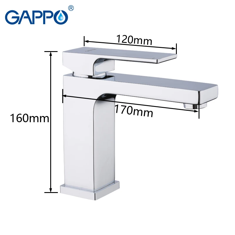 GAPPO смесители для раковины, смеситель для воды, кран для раковины в ванной, кран для раковины, водопад, латунь, хром, краны для ванной комнаты, torneira do banheiro