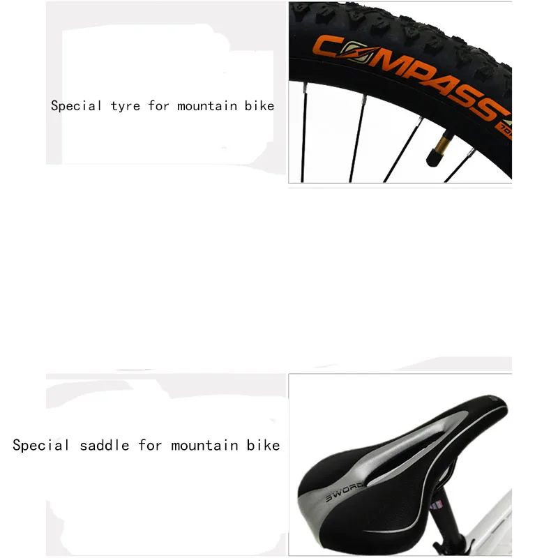 Excellent 2017 Hot Selling 24 Speed Carbon Mountain Bike  Aluminum Alloy Double Disc Brake Gear Oil / Car 11