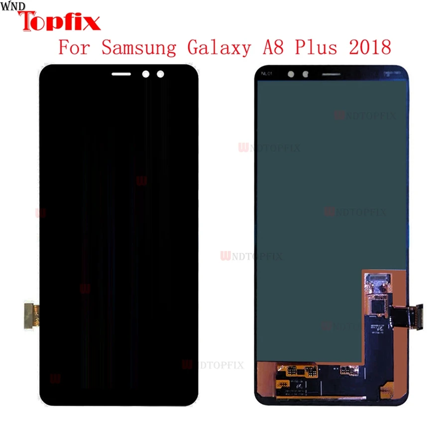 

6.0"For SAMSUNG A8 Plus 2018 LCD A730 A730F SM-A730F Display Touch Screen Digitizer Assembly Replacement For SAMSUNG A730 LCD