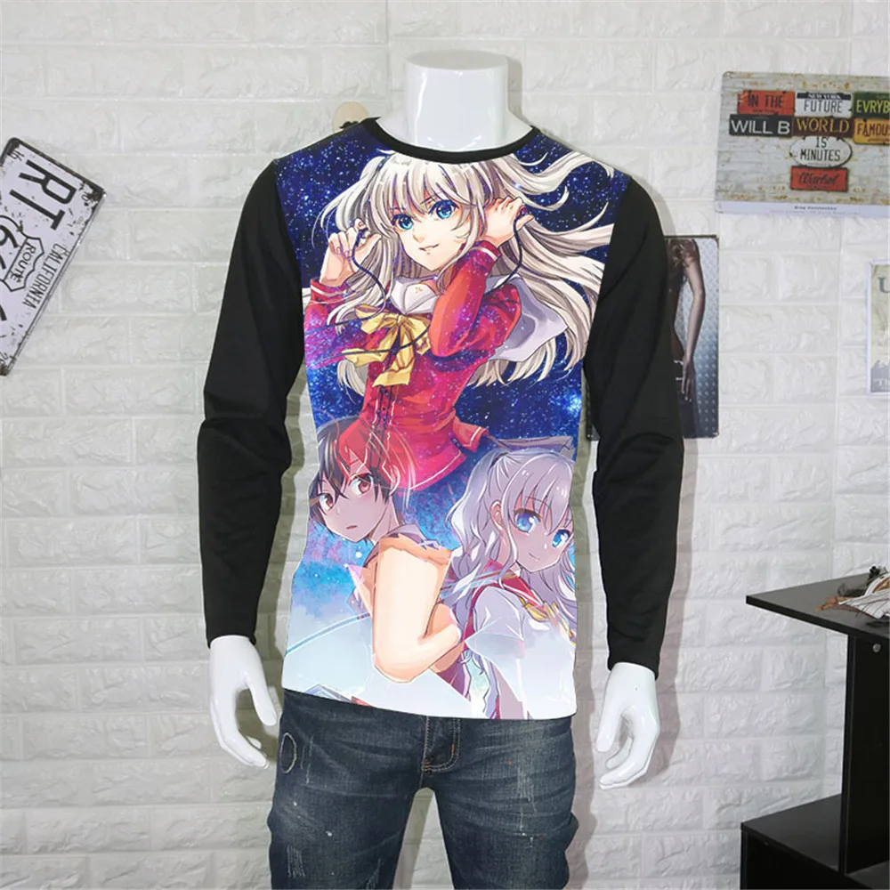 Cosplay Japan Anime Charlotte T shirts kawaii Japanese ...