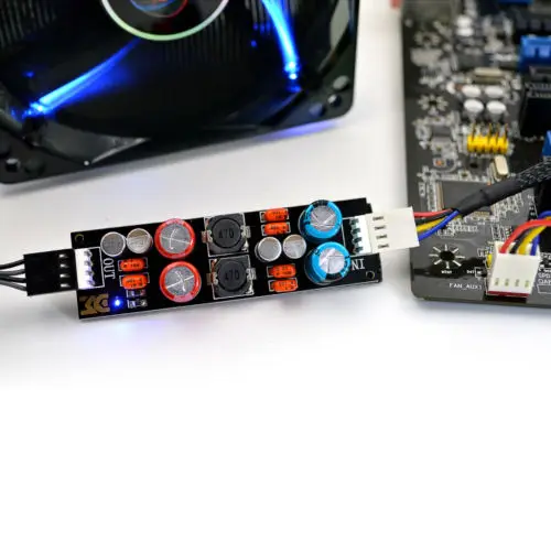 Elfidelity 4Pin FAN Power Filter for PC Isolation HiFi Power Purification