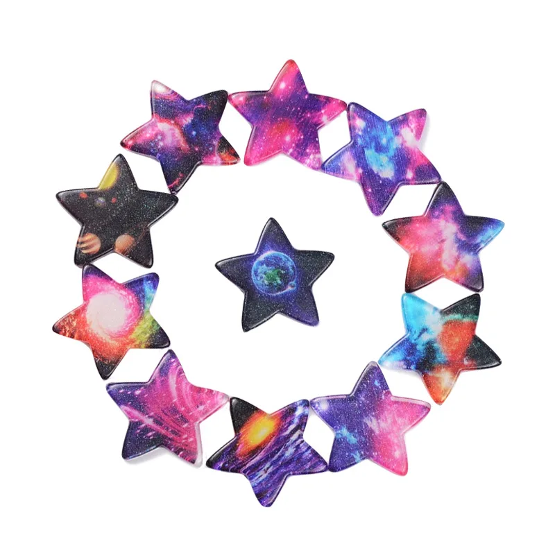 

10Pcs The latest version of 2019 Charms for slime Starry sky Resin Beads Making Supplies DIY Slime Accessories model tool