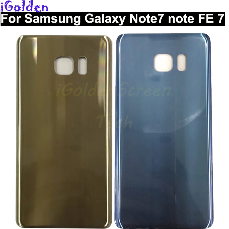 

Note Fan Edition Back Battery Cover For Samsung Galaxy Note7 note FE 7 N930 N930F N935 back Housing Rear Glass Door Case