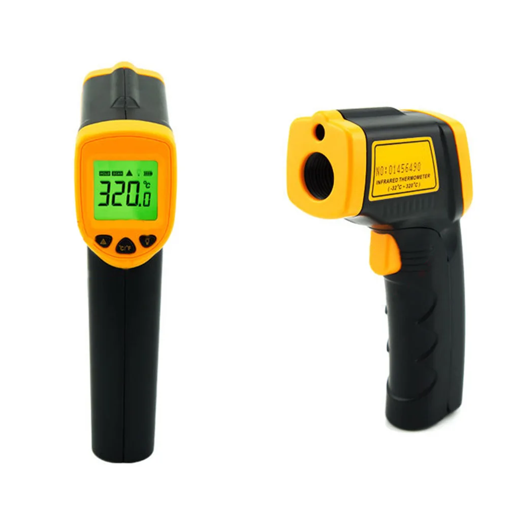 Digital Non-Contact Laser LCD Display IR Infrared Surface Temperature Thermometer Pyrometer Imager