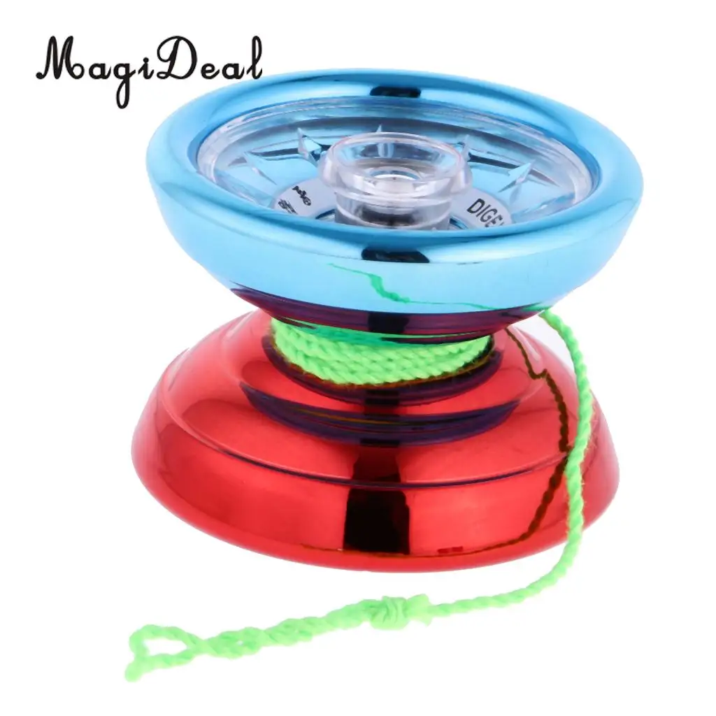 MagiDeal 1Pc Professional YoYo Aluminum Alloy String Trick Yo-Yo Ball KK Bearing for Beginner Adult Kids Classic Toy 7Kinds