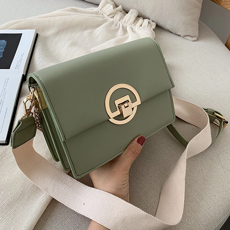 

Mini Designer PU Leather Crossbody Bags For Women 2019 Ladies Lock Shoulder Messenger Bag Female Chain Travel Handbags and Purse