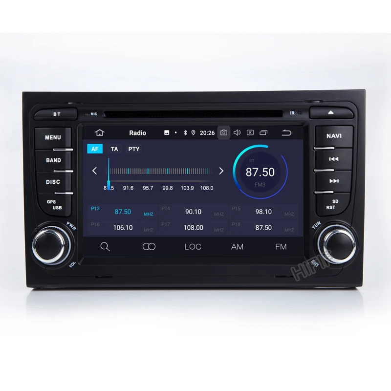 IPS 2 Din Car Multimedia Player Auto Radio GPS Android 9 For A4/S4/Audi 2002-2008 RAM 4GB ROM 32GB