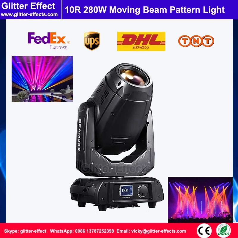 

10R OSRAM lamp sharpy DMX512 Stage light 280W moving head beam light for stage show night club DJ disco bar