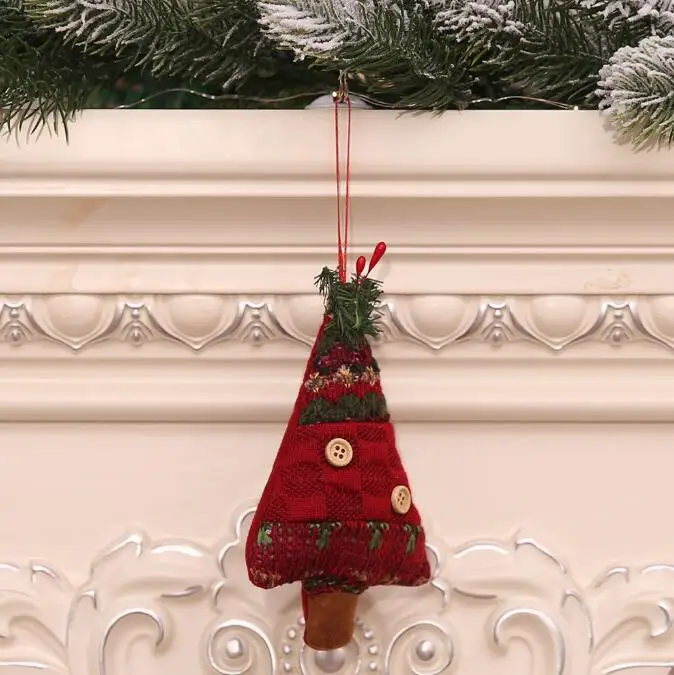Рождественские леденцы, палочки, украшения, праздничные вечерние сапоги на рождественскую елку, подвесные украшения, рождественские украшения, подарки DS29 - Цвет: Tree