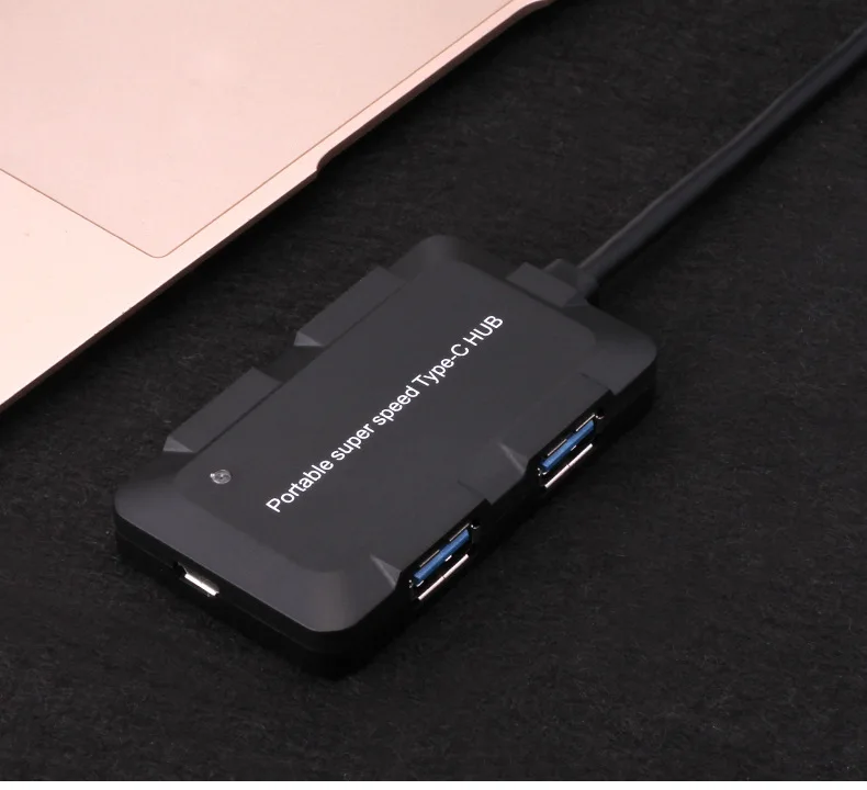 USB3.0 Тип-C 2 в 1 USB HUB 4-Порты и разъёмы 5 Гбит/с супер Скорость Micro Зарядка через usb OTG адаптер для ПК ноутбук Mac книга Xiaomi GALAXY S8