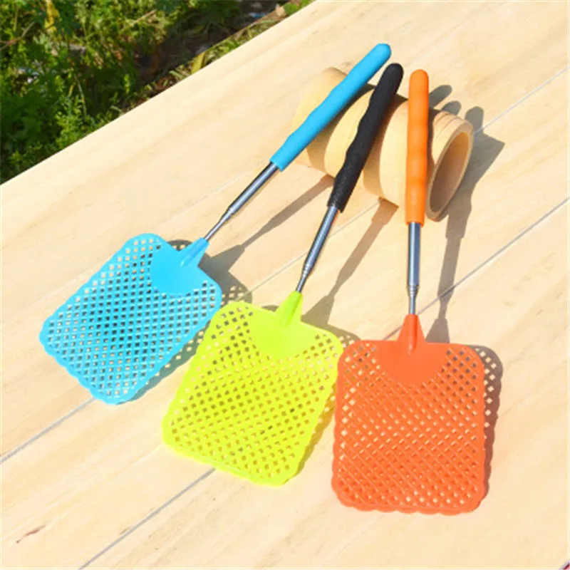 

Stainless Steel Retractable Fly Swatter Fly Killer Anti Mosquito Pest Reject Insect Killer Tool Prevent Pest Mosquito New