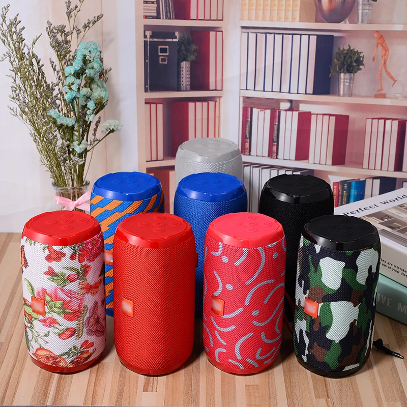 

Portable Speaker Wireless Bluetooth Speakers TG152 Soundbar Outdoor Sports Waterproof Support TF Card FM Radio Aux Input