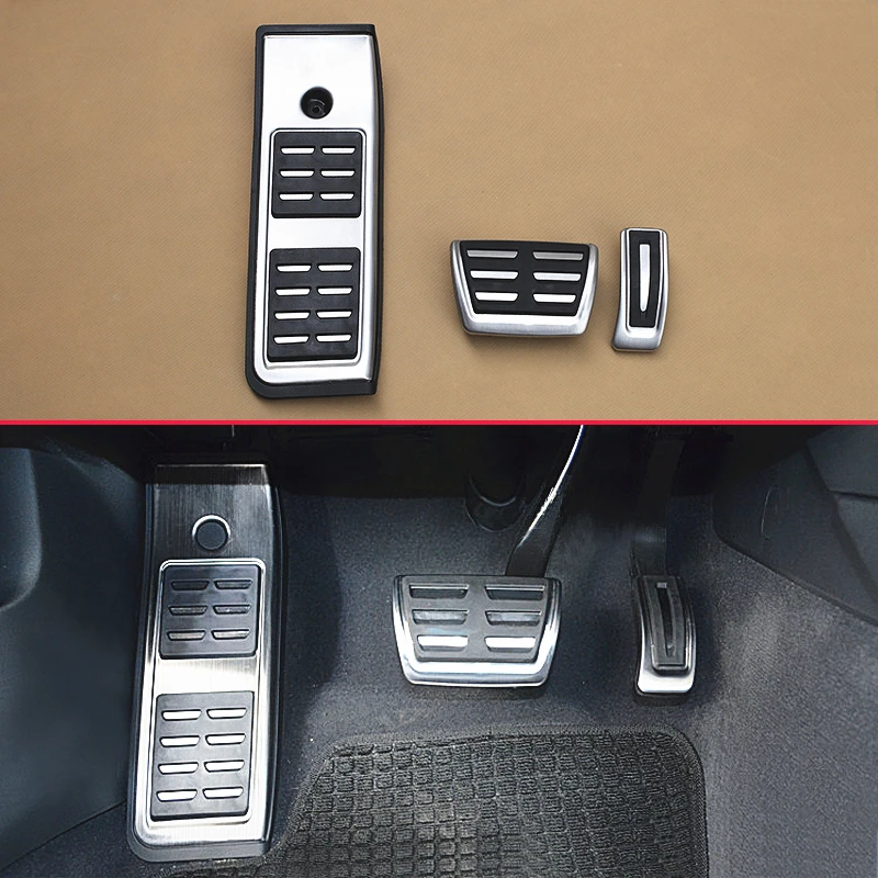 Подставка для ног из нержавеющей стали Audi A4(B9) A5|gas brake pedal|pedals for audibrake pedal |