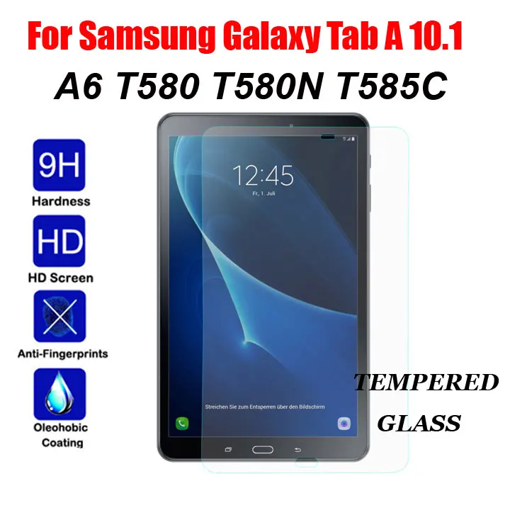 Экран протектор для Samsung Galaxy Tab 10.1 sm-t580 sm-t585 T580 (t585c/t580n) закаленное Стекло Плёнки пузырьков против царапин