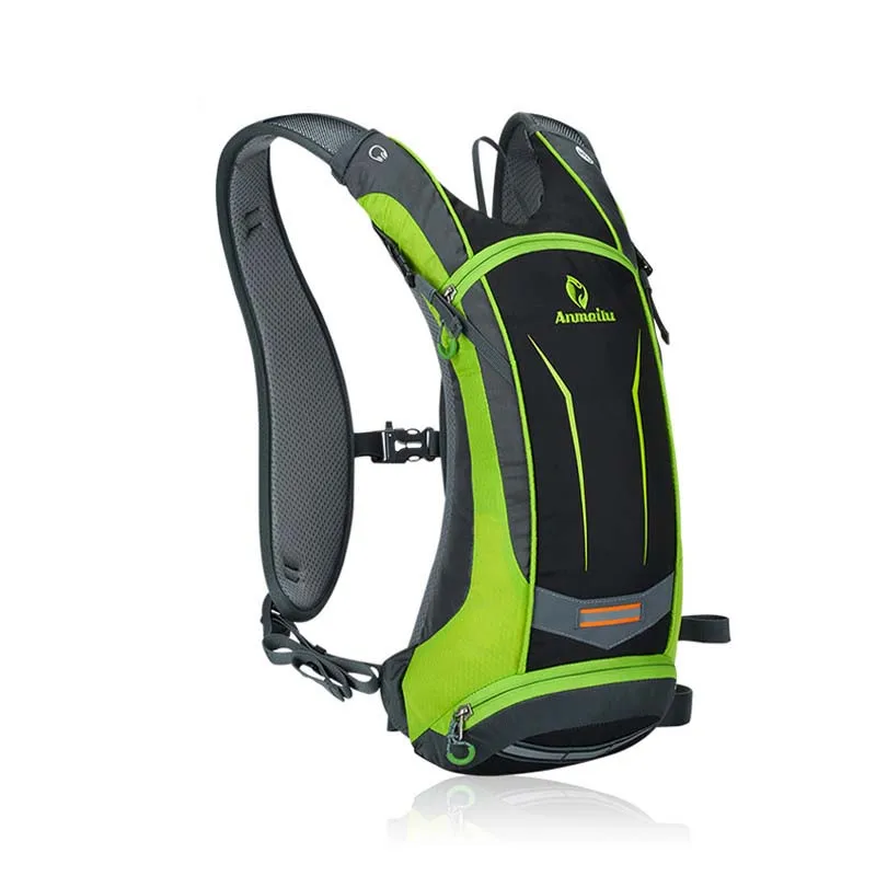 ANMEILU 2L ТПУ складная сумка для воды нейлон Спорт на открытом воздухе Гидратация мочевого пузыря Водонепроницаемый Путешествия велосипедный Велоспорт рюкзак для хранения - Цвет: Green