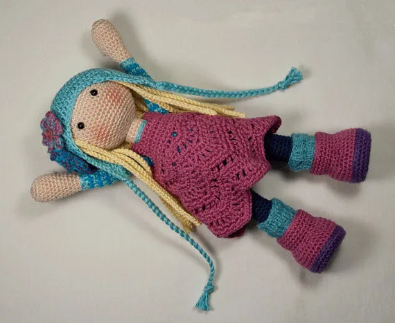 Amado de Crochê para Meninas Boneca de Brinquedo Chocalho 5 Cheap Móbiles e chocalhos para bebês