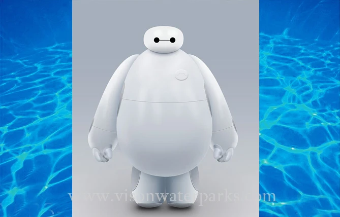 Оборудование для аквапарка стекловолокно Little Great white Baymax спрей украшения | Спорт и