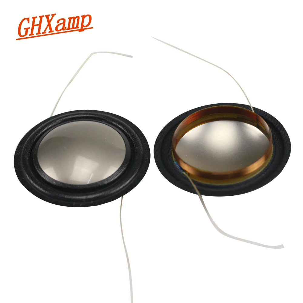 GHXAMP 20,4 мм 20,5 ядро Тройная звуковая катушка импортная титановая пленка+ шелковая мембрана специальные аксессуары 8 Ом 2 шт
