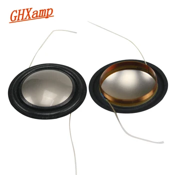Ghxamp 20.4mm 20.5 코어 트레블 보이스 코일 수입 티타늄 필름 + 실크 멤브레인 특수 액세서리 8ohm 2 pcs