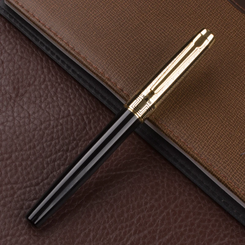 Luxury Stationery Executive Office Supplies black and gold fountain