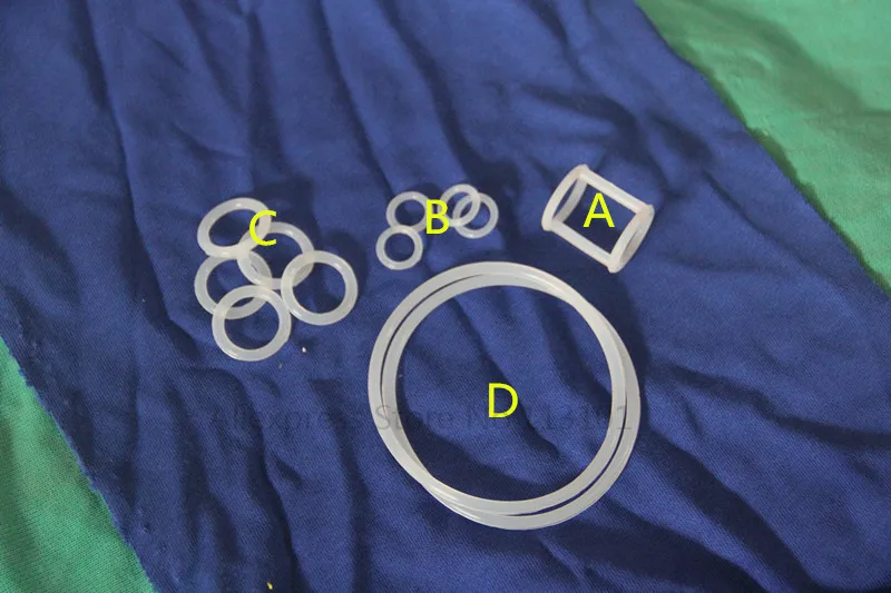 

One Set of Seal Rings with 4 types for soft serve ice cream machines New Accessories of ice cream machine