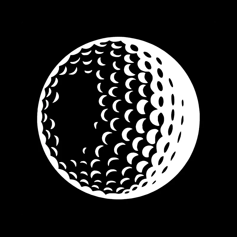 QYPF 10 6*10 6 см интересный Golfer Декор виниловая Автомобильная наклейка силуэт