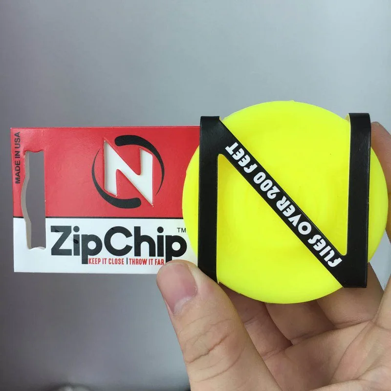 Цветной мини карманный гибкий чип на молнии летающие диски Мягкий Спин Zipchip в ловле Игры Летающий диск пляжные игрушки на открытом воздухе - Цвет: Yellow