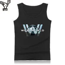KPOP westworld Модный хлопковый топ на бретелях для мужчин без рукавов рубашка одежда и WEST мир плюс размер летние жилеты XXS 4XL
